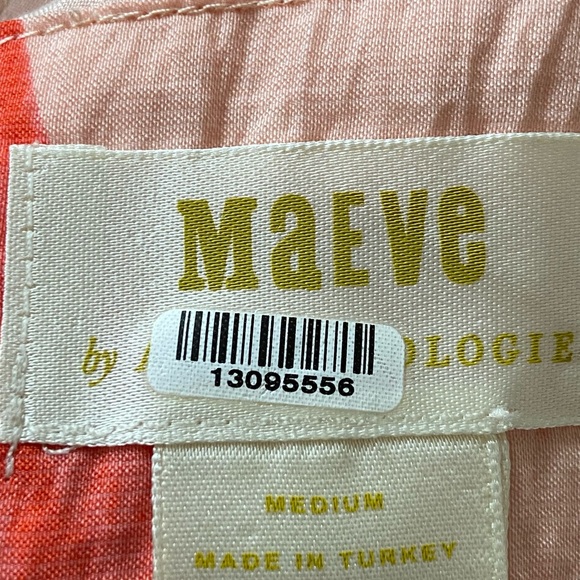 SALE Maeve Anthropologie Watercolor Maxi Dress - Picture 4 of 5